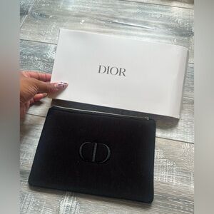 Dior Black Makeup Bag